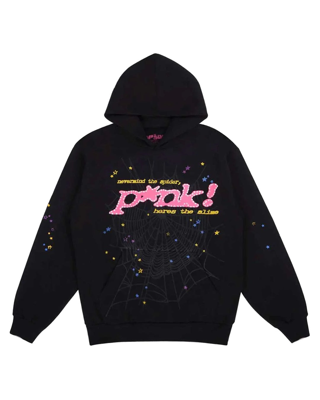 y052501 Sp5der パーカー L Pink!ロゴ ブラック レア希少 SP5DER P*NK BLACK HOODIE – ReservedHollywood