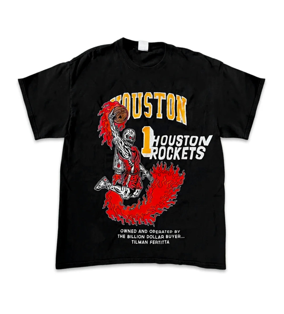 Warren Lotas x Houston Rockets McGrady Tee Black