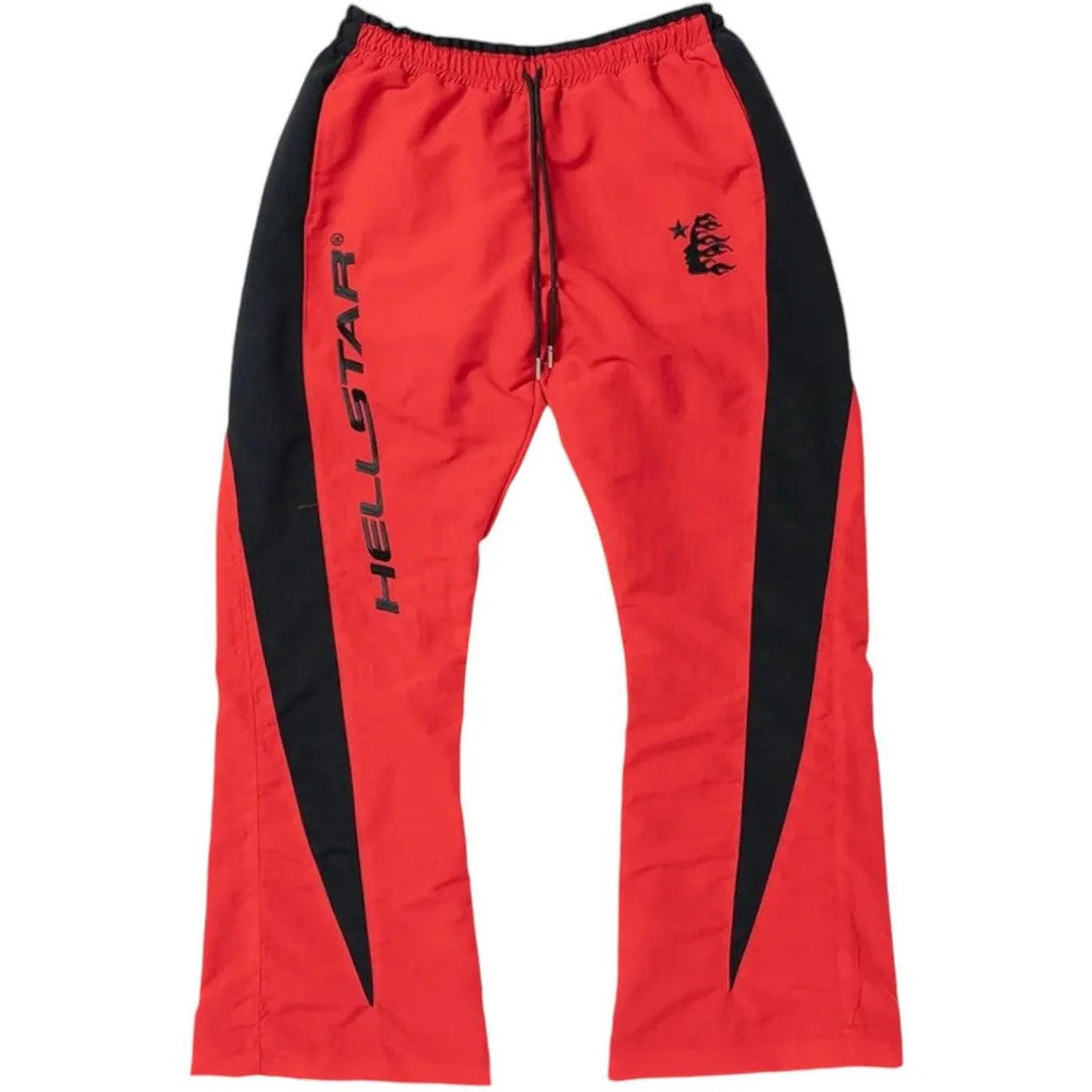 HELLSTAR THRILLER RED TRACK PANTS RED/BLACK