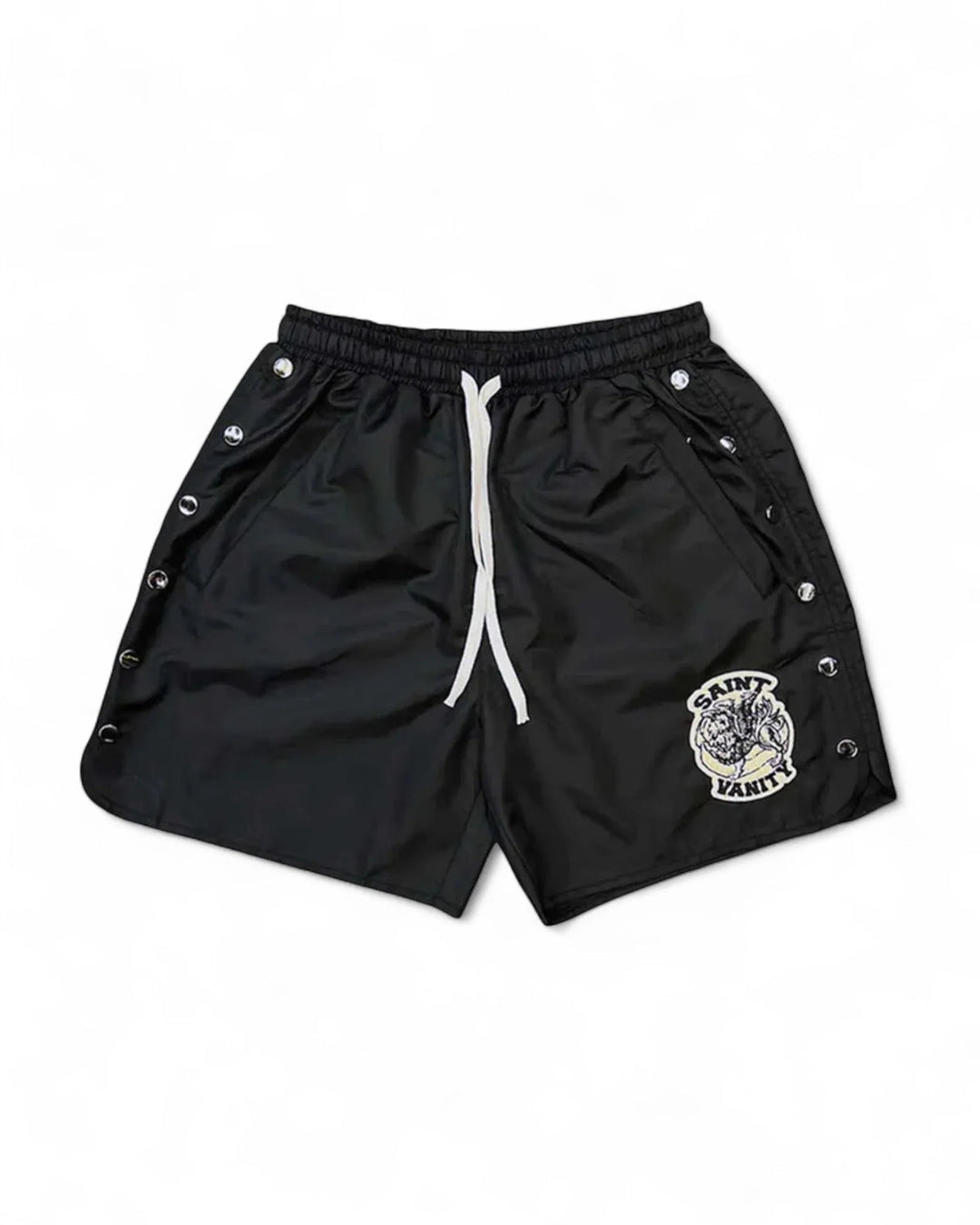 SAINT VANITY NYLON SHORTS BLACK
