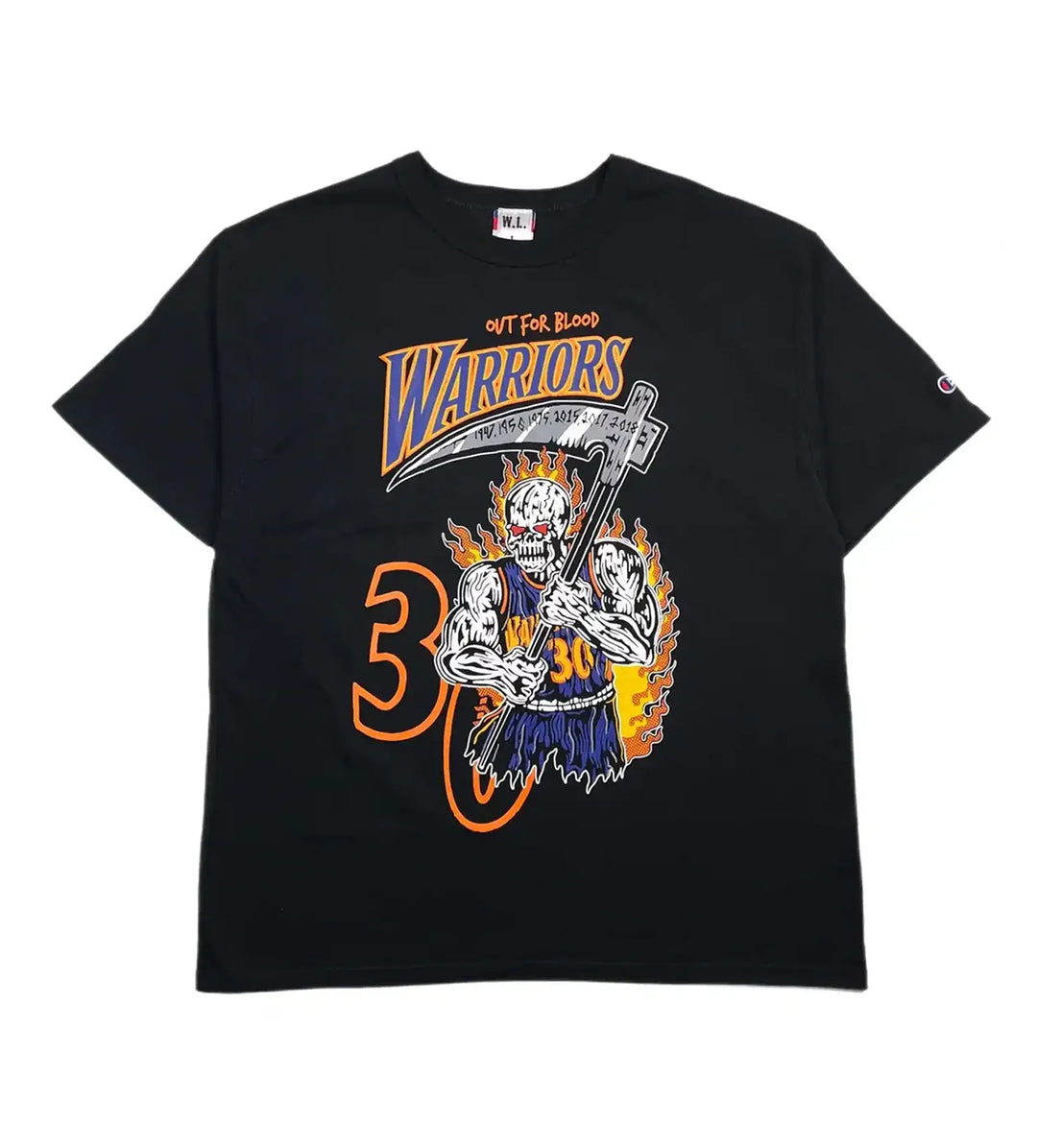 Warren Lotas x Golden State Warriors Curry Tee Black