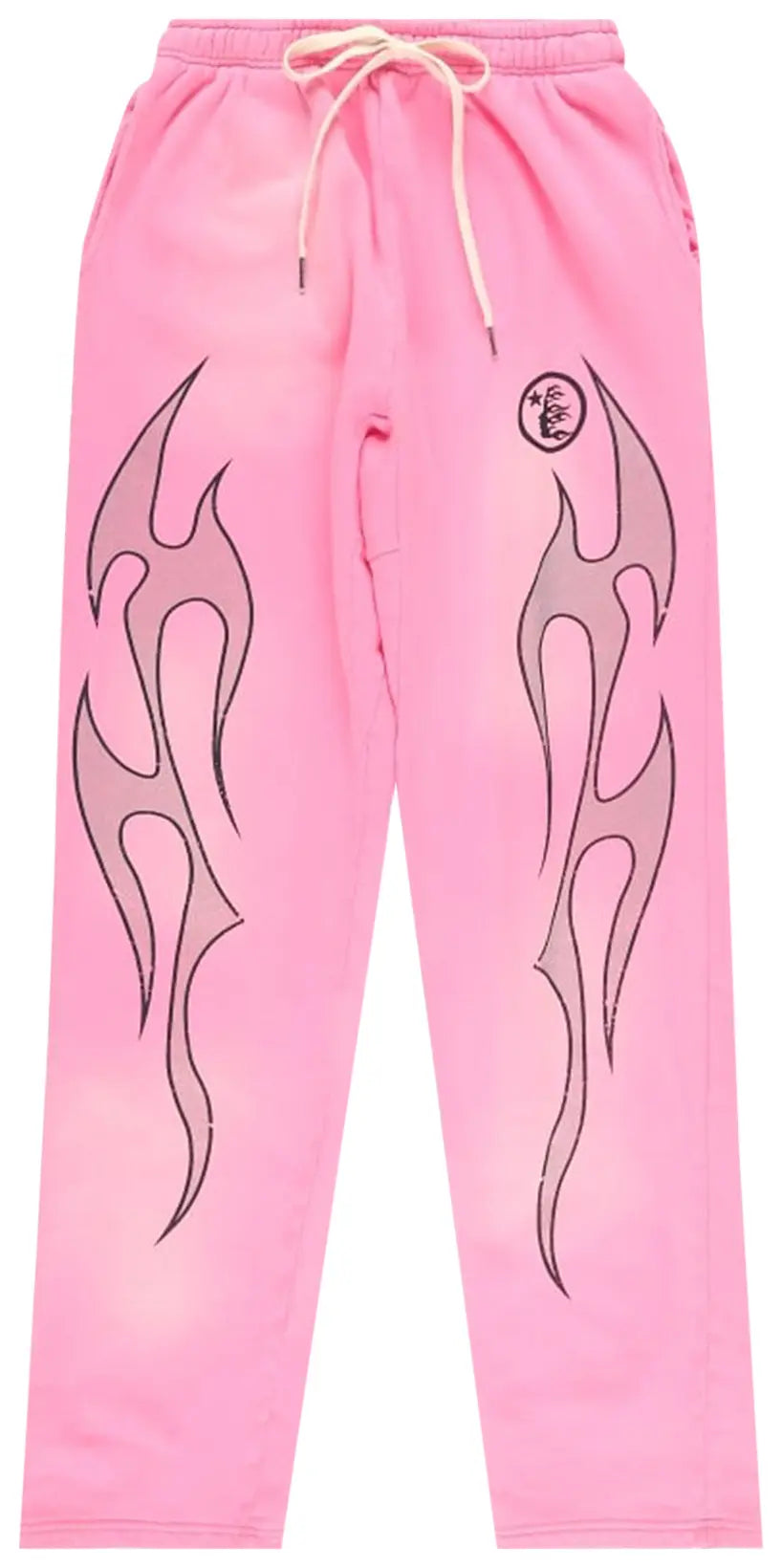 HELLSTAR PINK GREY FLAME SWEATS