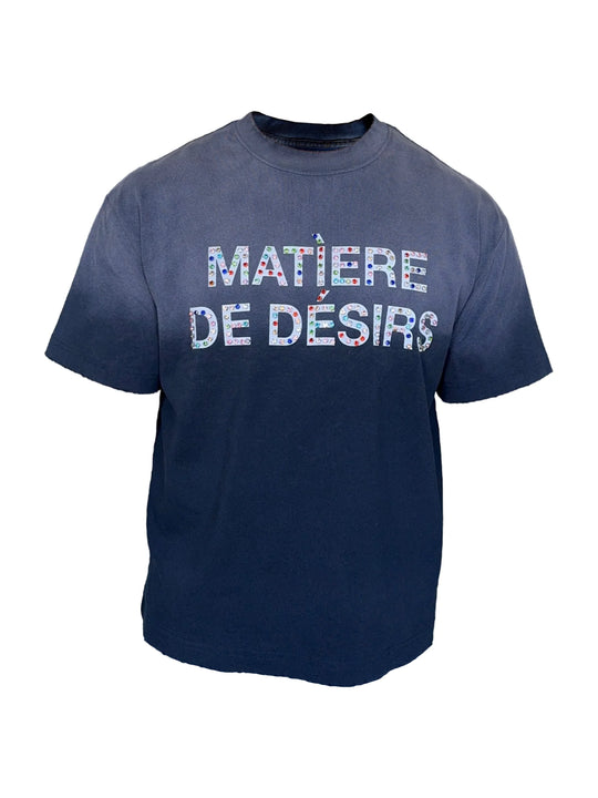 Matiere De Desirs DIAMONDS T-SHIRT Navy