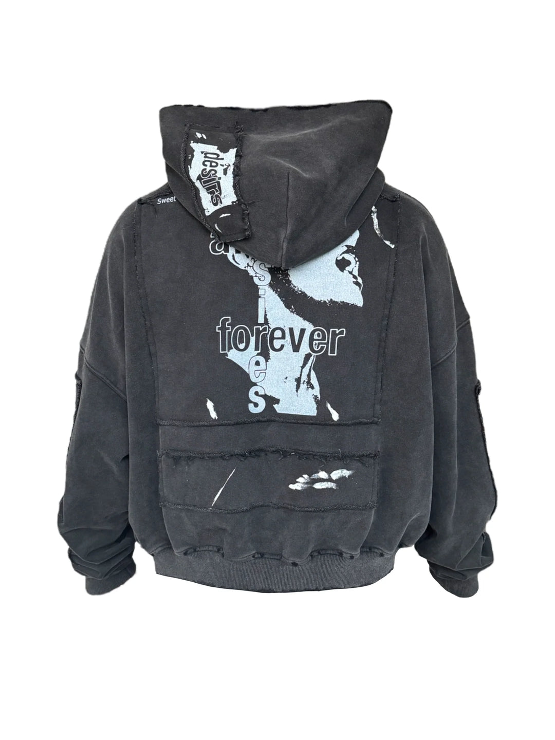Matiere De Desirs ENCORE HOODIE ‘WASHED BLACK’