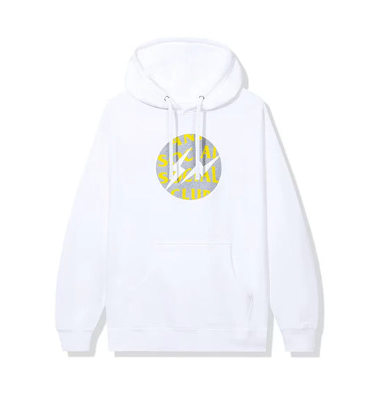 ASSC FRAGMENT INTERFERENCE HOODIE WHITE/YELLOW