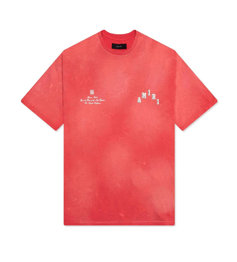 Amiri Collegiate Red Tee