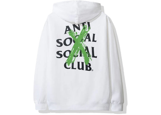 ASSC CANCELLED HOODIE WHITE GREEN