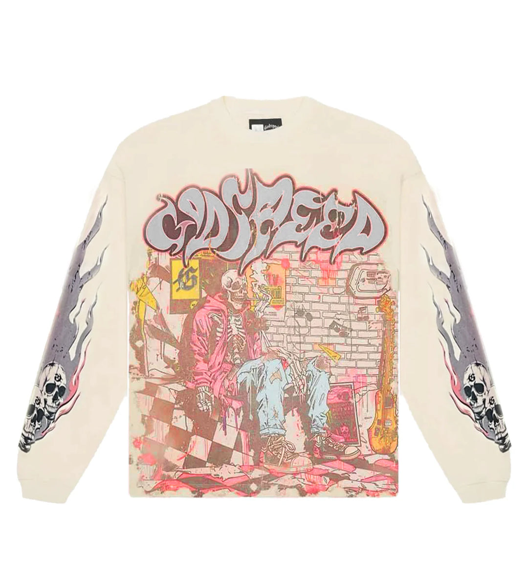 Godspeed Stoner L/S Tee Bone