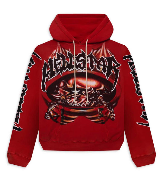 Hellstar Halloween Skeleton Airbrushed Hoodie