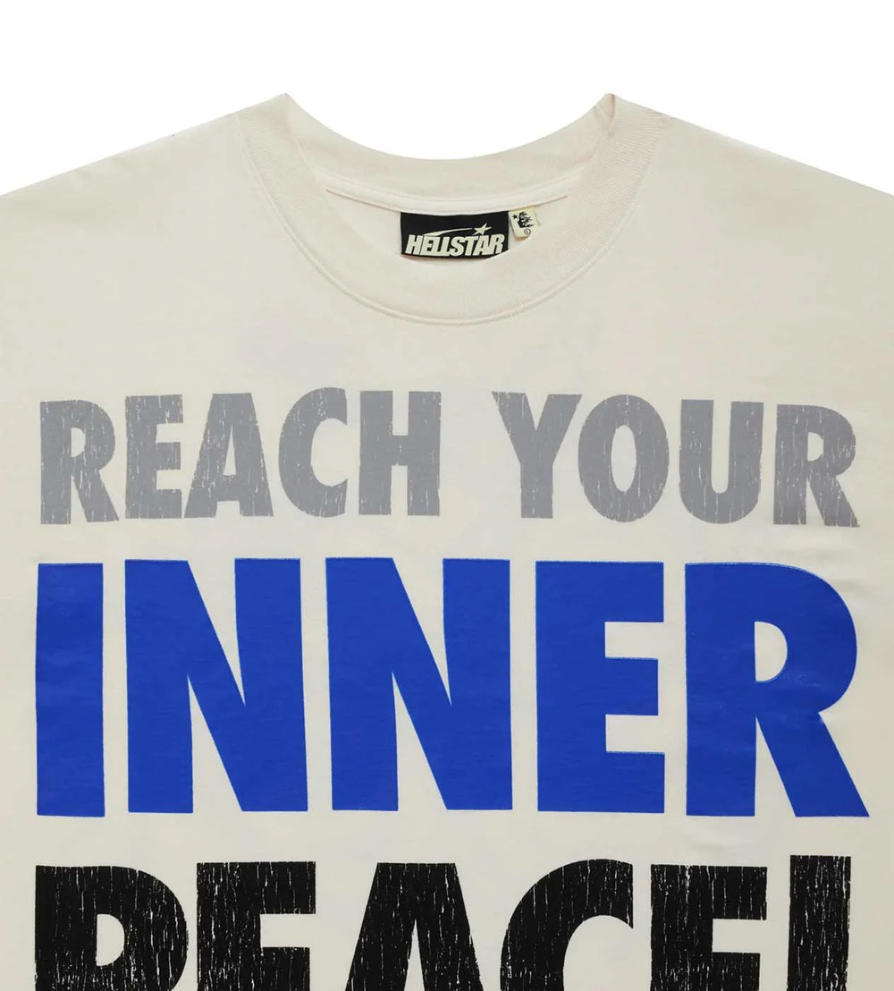 Hellstar Inner Peace Tee White/Blue