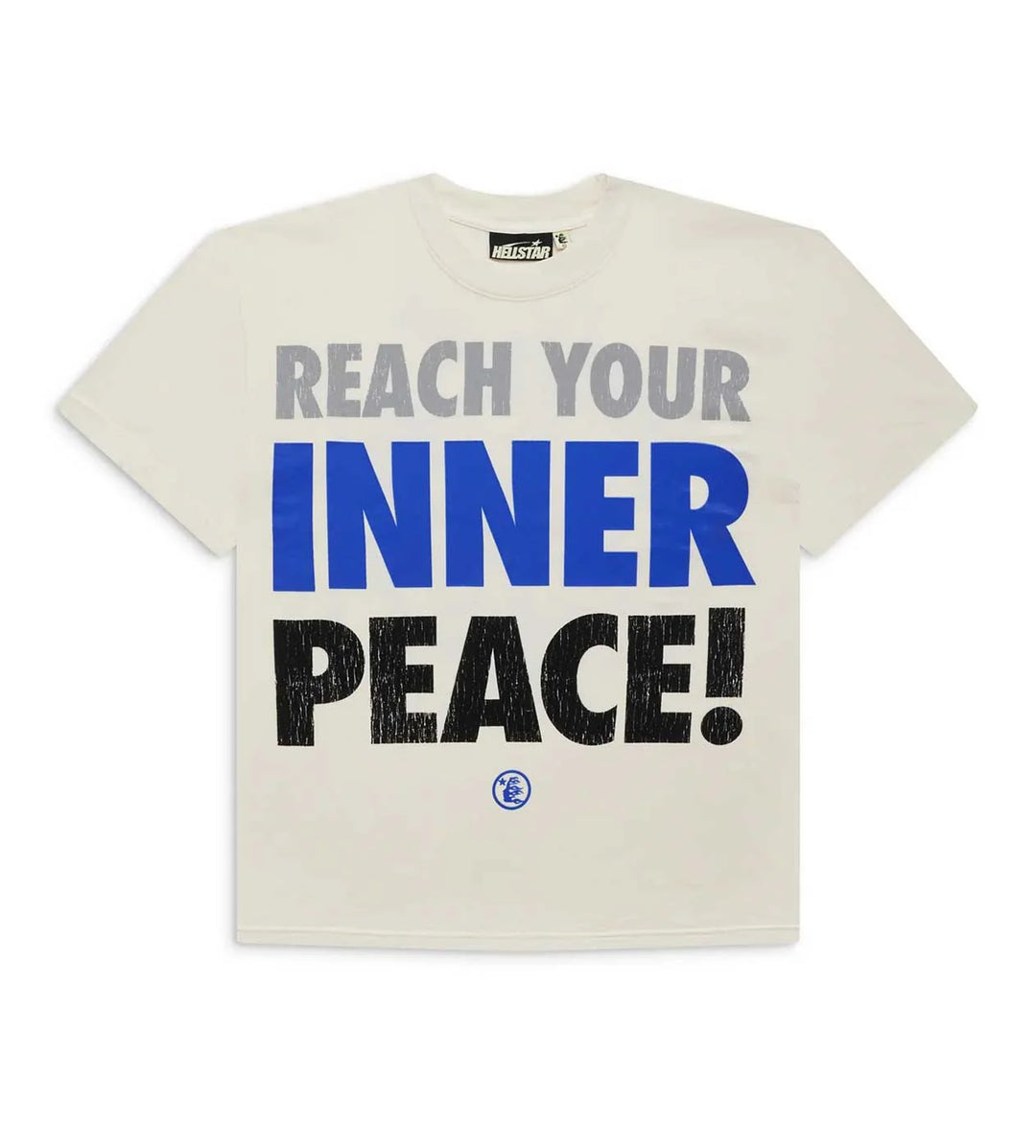 Hellstar Inner Peace Tee White/Blue