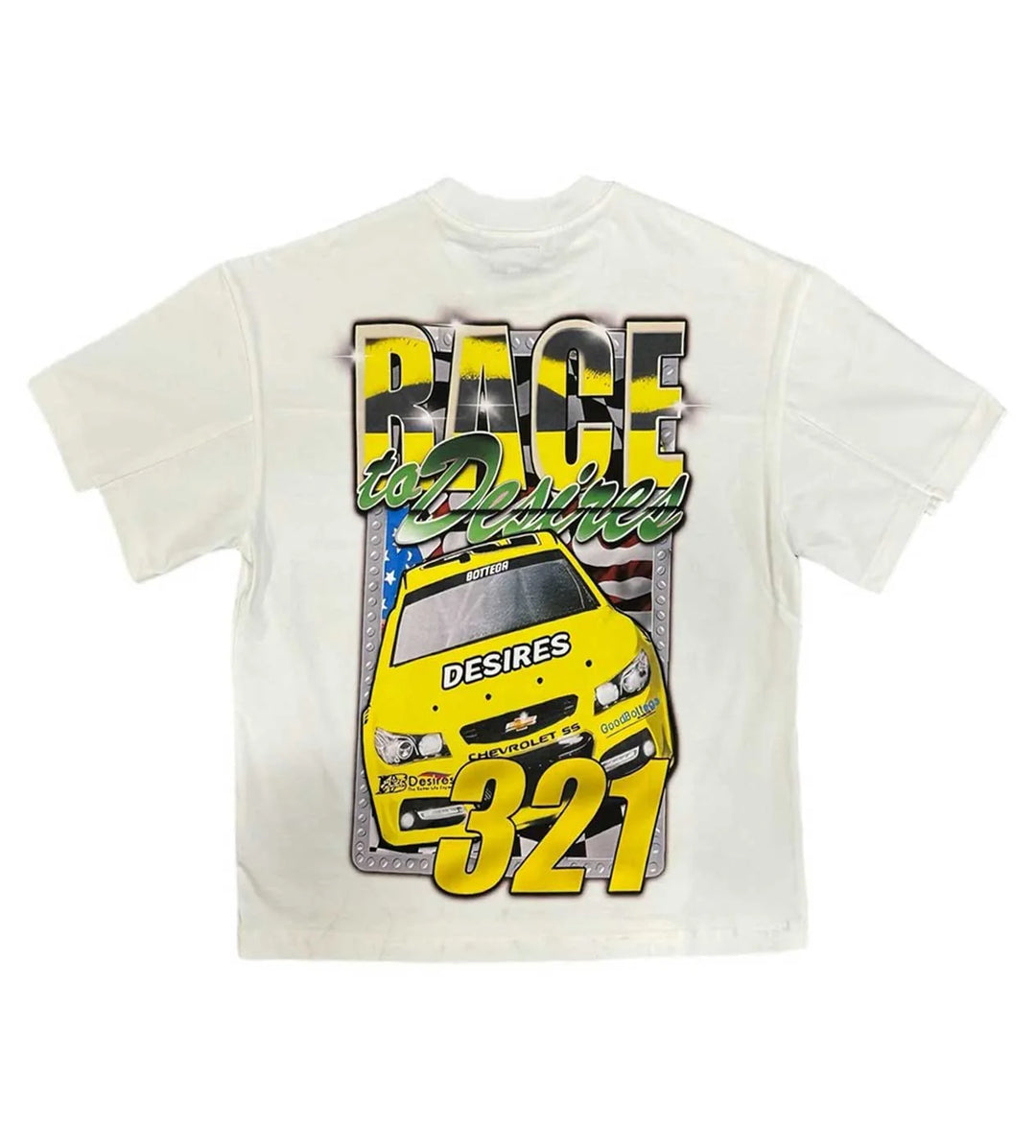 BOTTEGA DESIRES RACE TEE WHITE