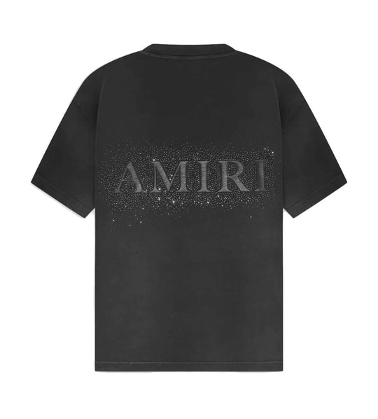 AMIRI CRYSTAL BURST TEE FADED BLACK