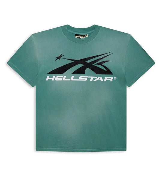 HELLSTAR SPORT LOGO GEL TEE GREEN