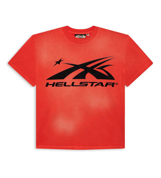 HELLSTAR SPORT LOGO GEL TEE RED