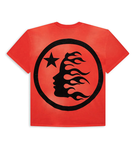 HELLSTAR SPORT LOGO GEL TEE RED