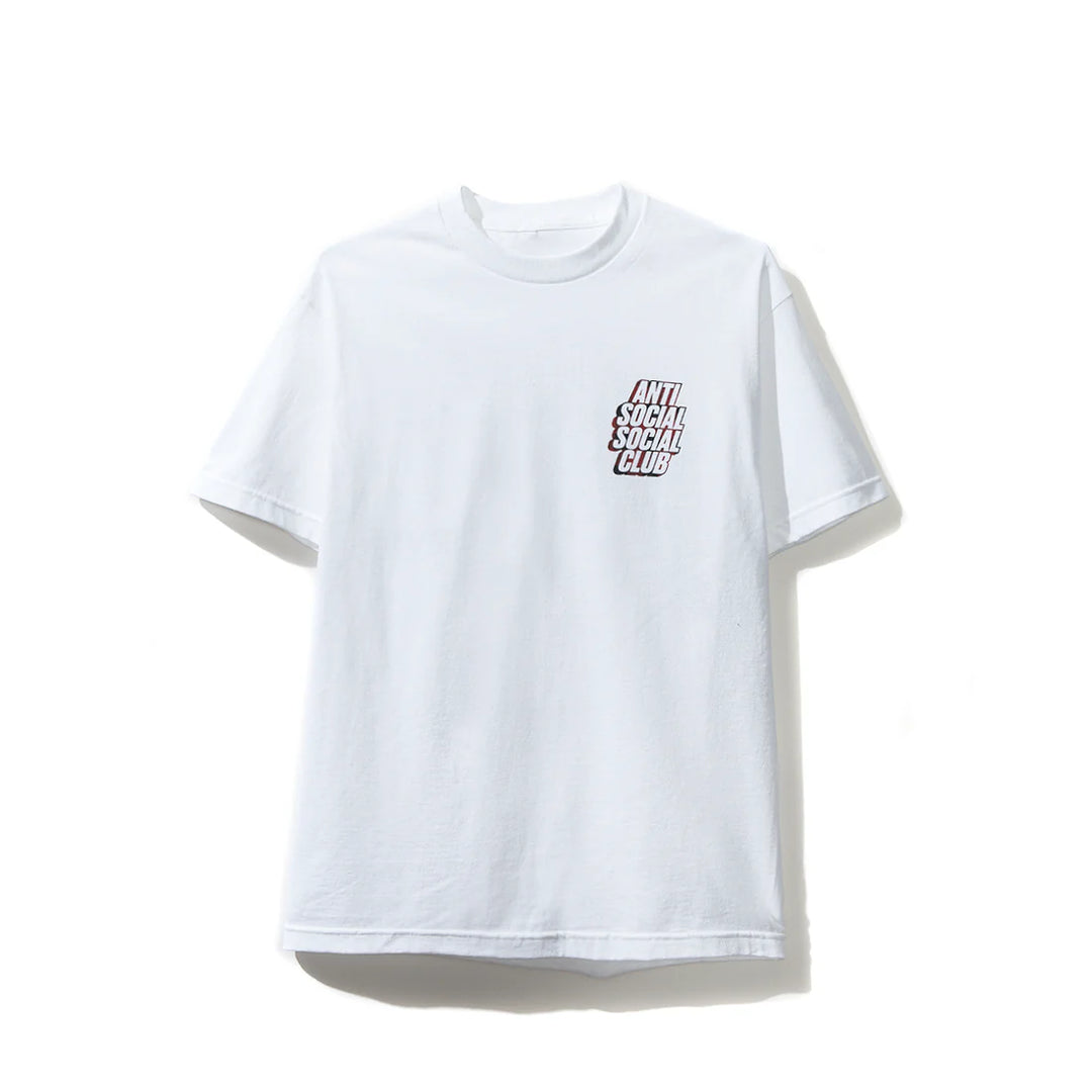 ASSC Block Plaid Tee White/Red