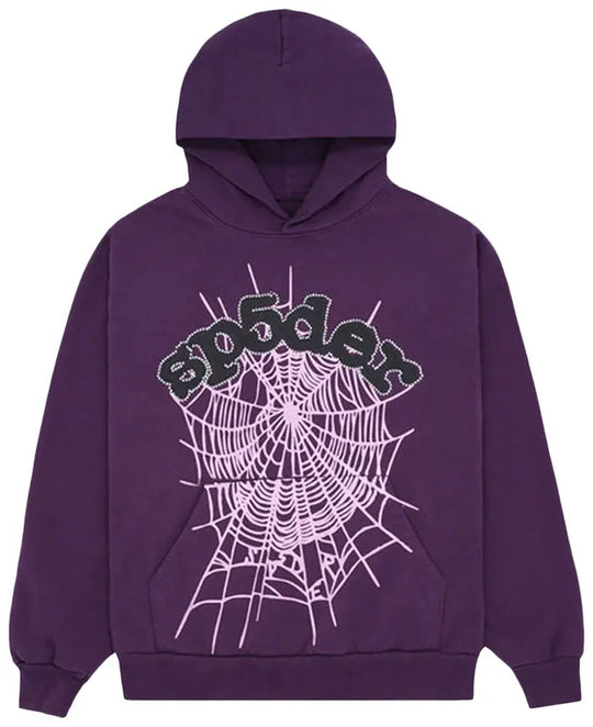 SP5DER HOODIE PURPLE WEB