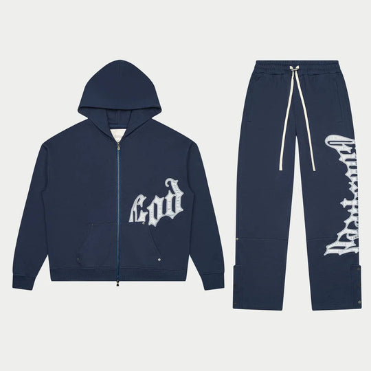 GODSPEED OG LOGO SWEATSUIT V2 NAVY