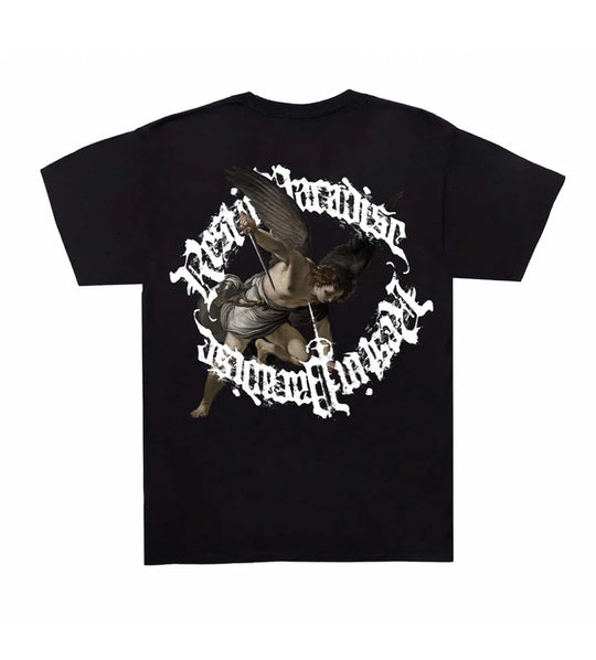 REVENGE ST MICHAEL TEE BLACK