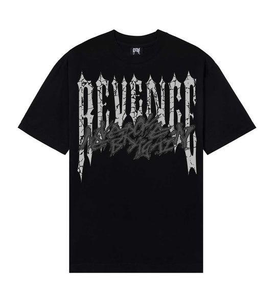 REVENGE CHROMED OUT TEE BLACK