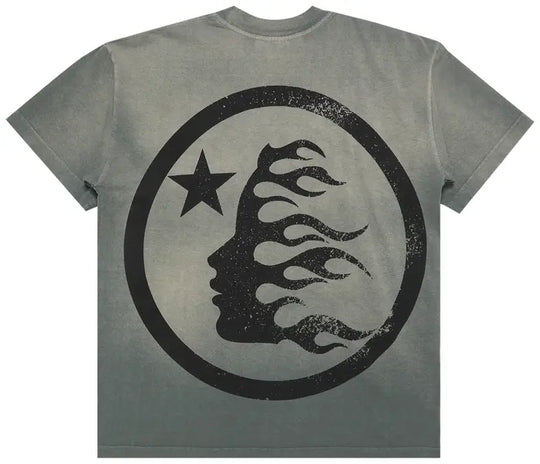 Hellstar Sport Logo Gel Tee Grey