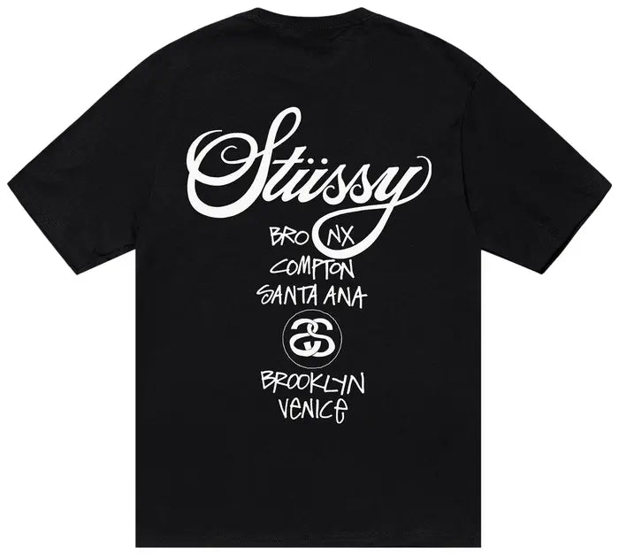 Stussy World Tour T-shirt Black