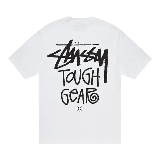 Stussy Tough Gear Tee White