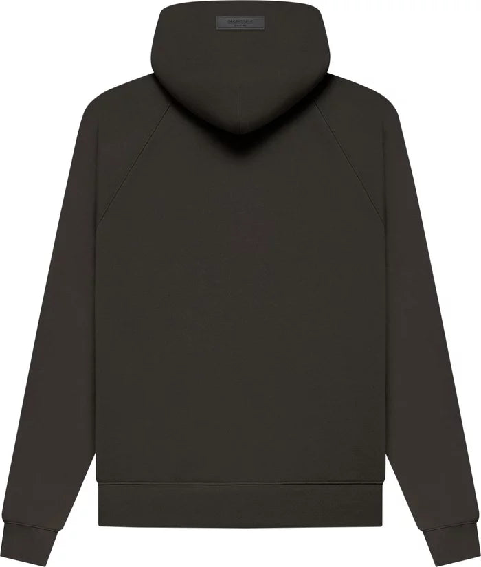 ESSENTIALS OFF BLACK HOODIE