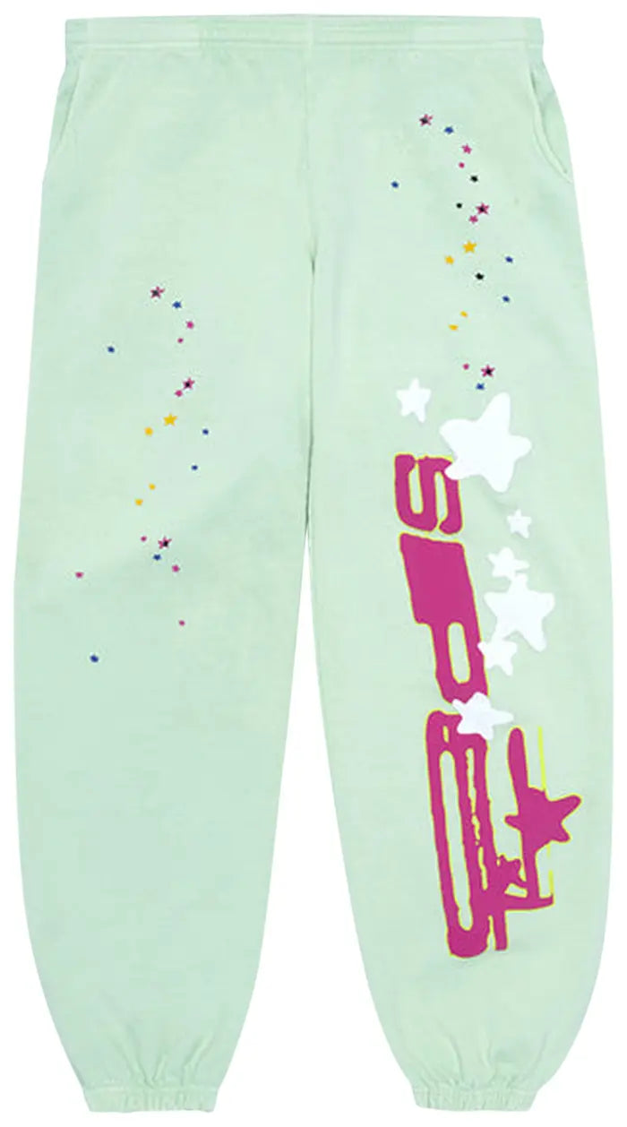 Sp5der Sweatpants Mint