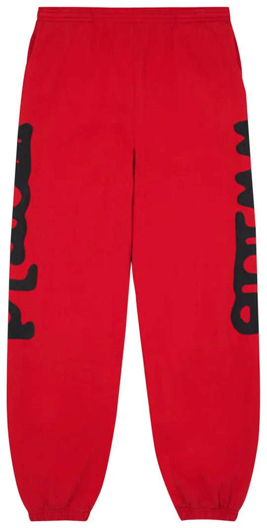 Sp5der Beluga Sweatpants Red / Black