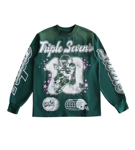 TRIPLE SEVENS ALL STAR LONG SLEEVE TEE FOREST