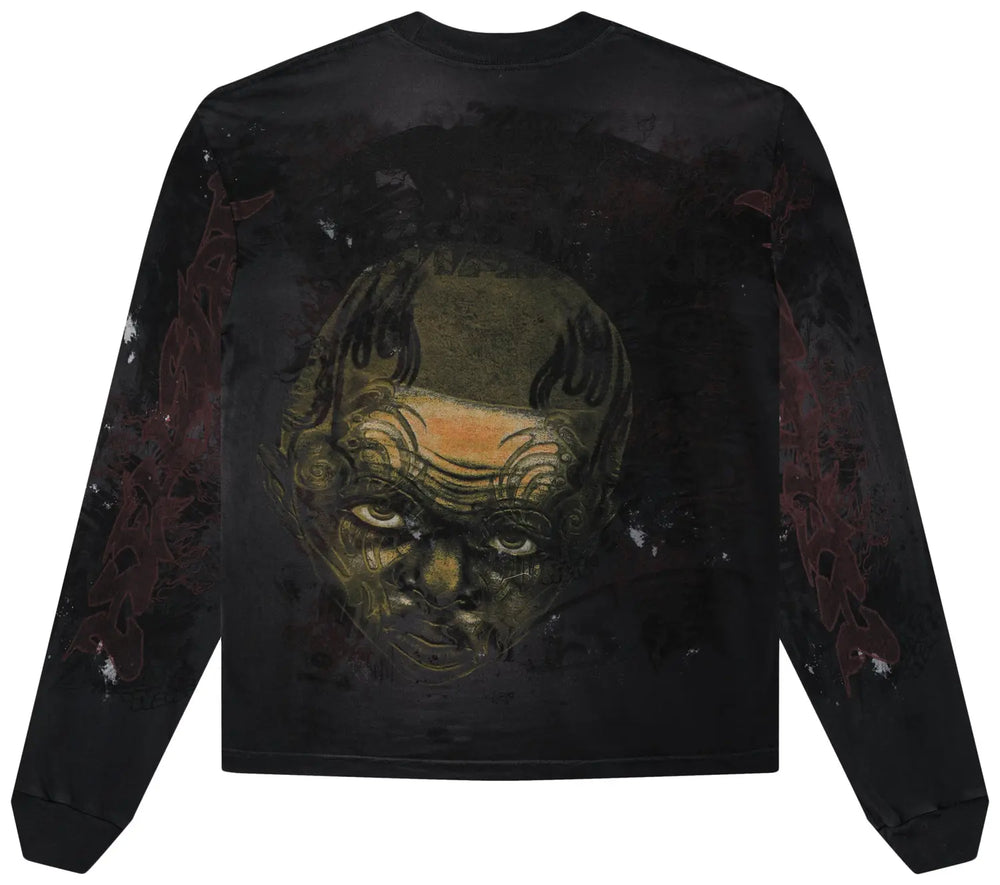 Hellstar Graffiti Long-Sleeve Black