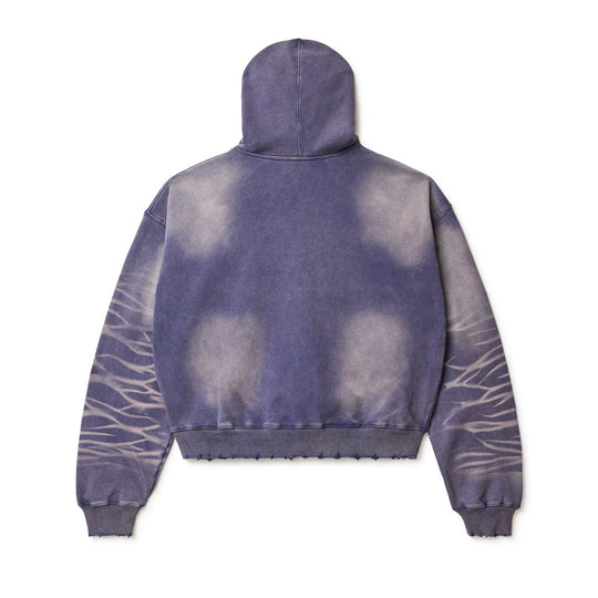 Vale Typhoon Garden Zip Up Hoodie Purple