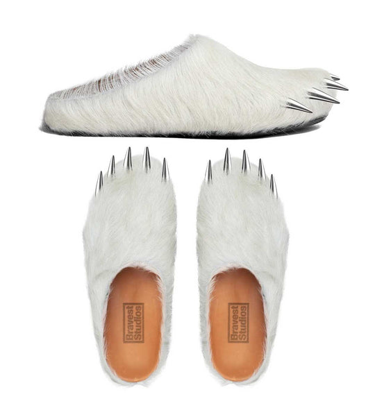 BRAVEST STUDIOS BEAR CLAW MULE WHITE