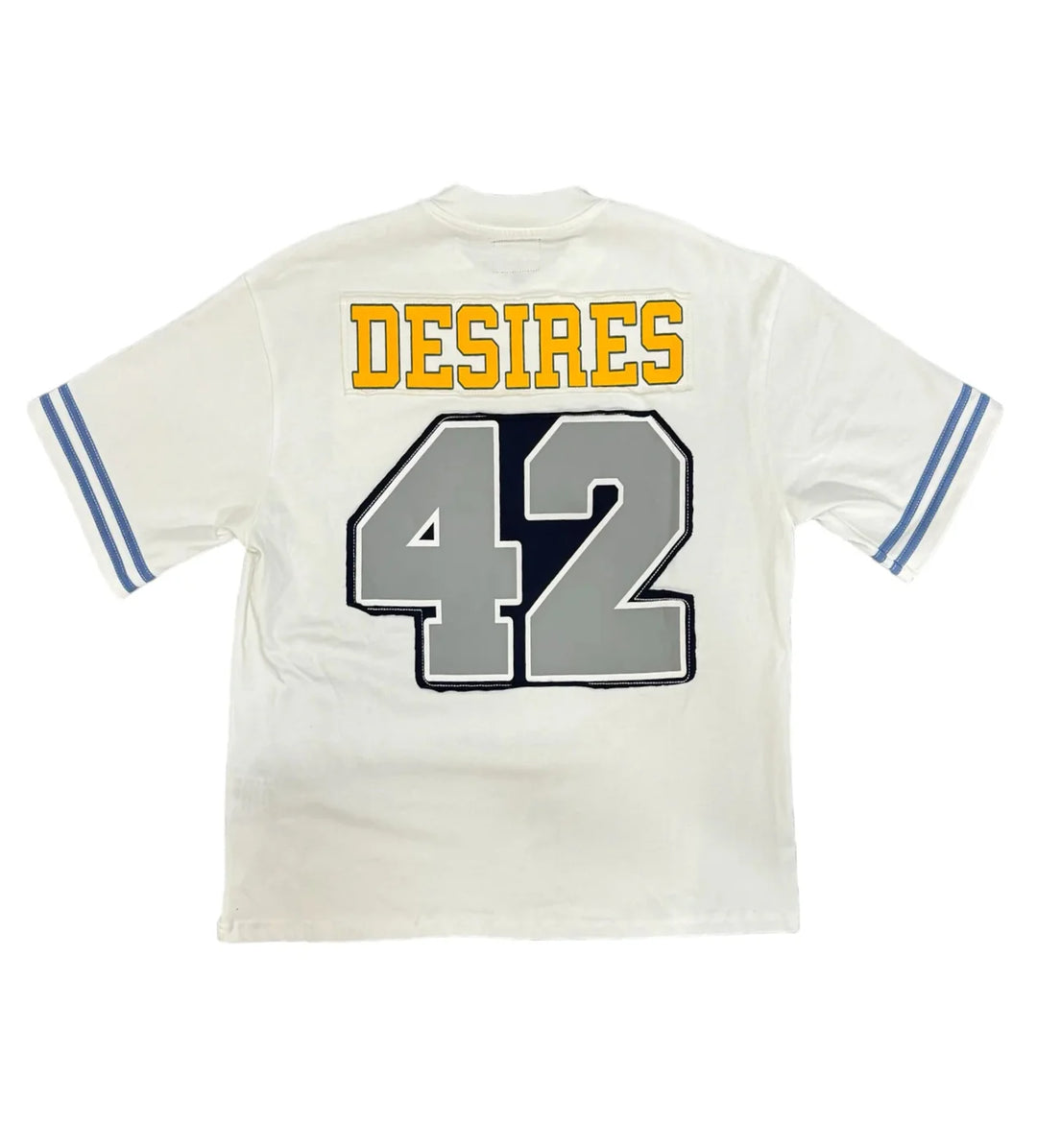 BOTTEGA DESIRES JACKIE ROBINSON FOOTBALL JERSEY WHITE
