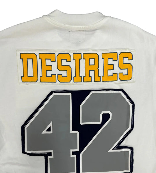 BOTTEGA DESIRES JACKIE ROBINSON FOOTBALL JERSEY WHITE