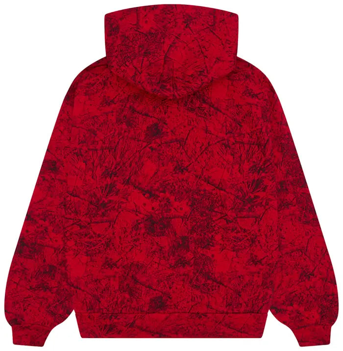 Sp5der OG Tree Camo Hoodie Red