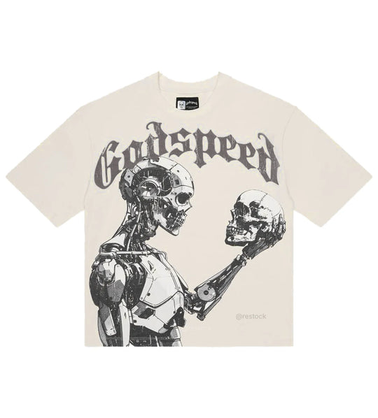 GODSPEED MANKIND VS AI 3 TEE BONE/BLACK