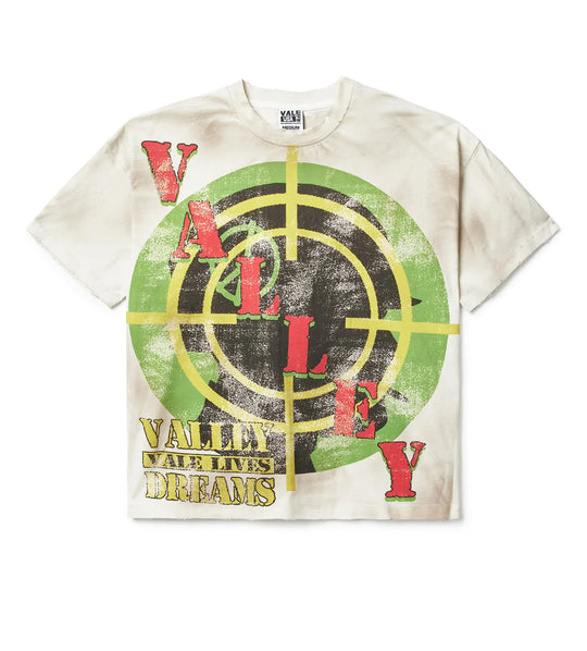 VALE FOREVER TARGET CREAM TEE