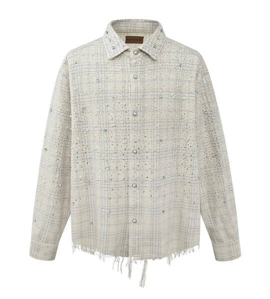 BIRTH OF ROYAL CHILD 20K DIAMOND PEARL FLANNEL SHIRT BEIGE
