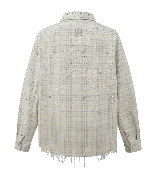 BIRTH OF ROYAL CHILD 20K DIAMOND PEARL FLANNEL SHIRT BEIGE