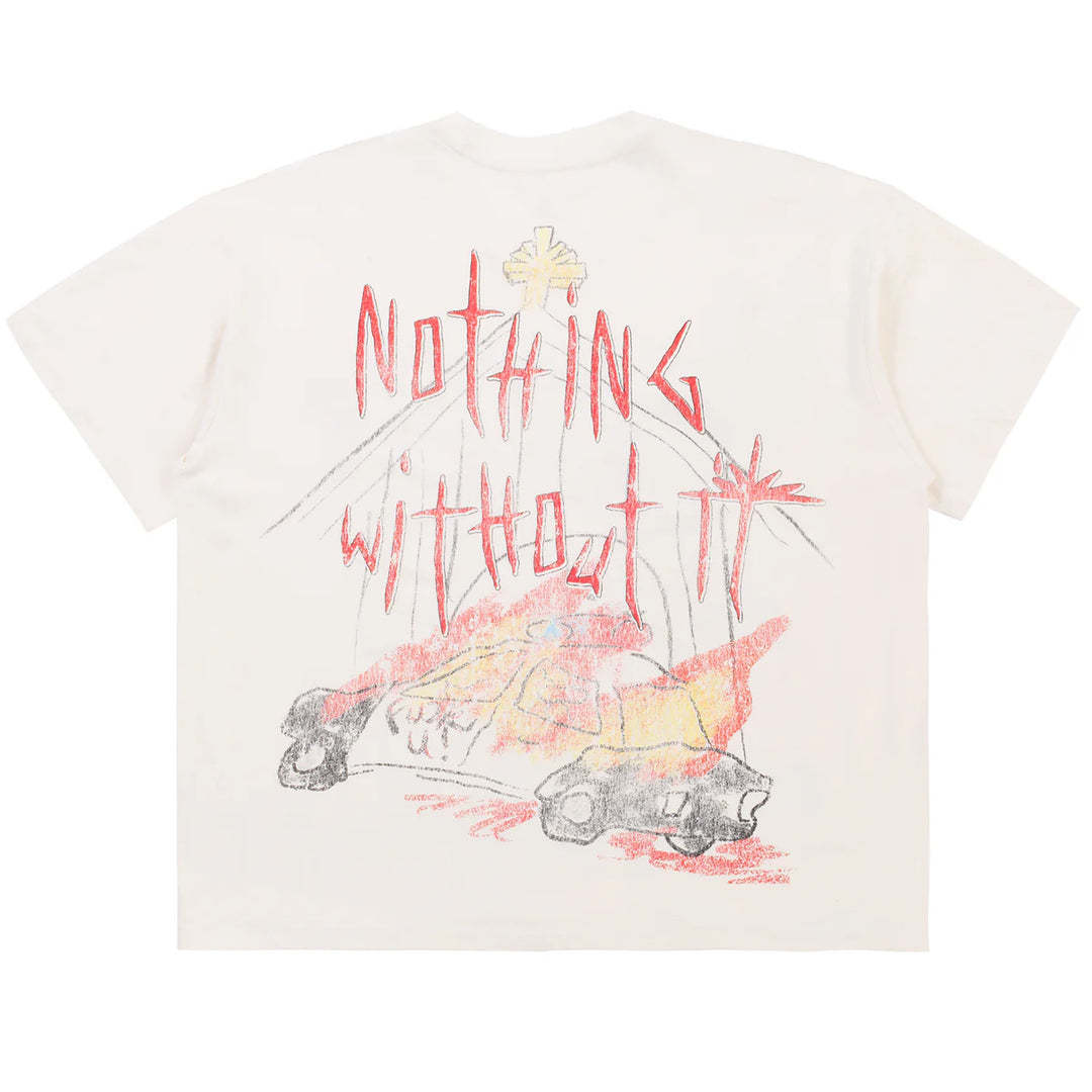 Vertabrae Riot Tee Vintage White