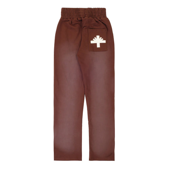 Vertabrae Sweatpants Brown/Cream