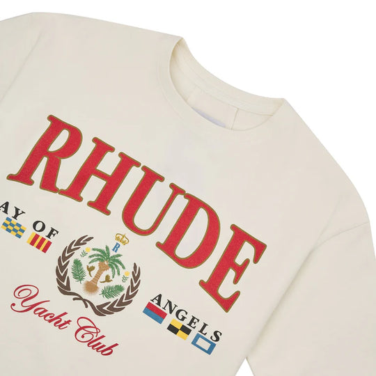 Rhude Bays of Angels Yacht Tee Vintage White