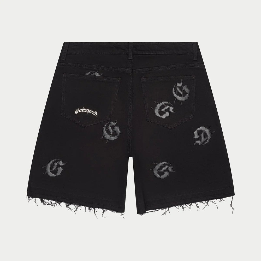 Godspeed Infinity Denim Shorts Black