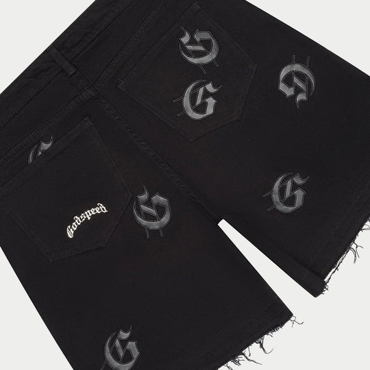 Godspeed Infinity Denim Shorts Black