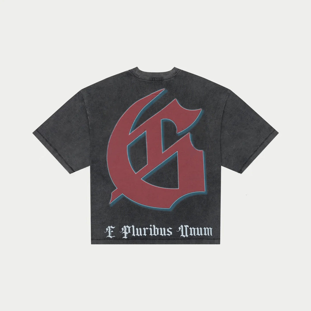 GODSPEED CHECKMATE TEE GREY WASH