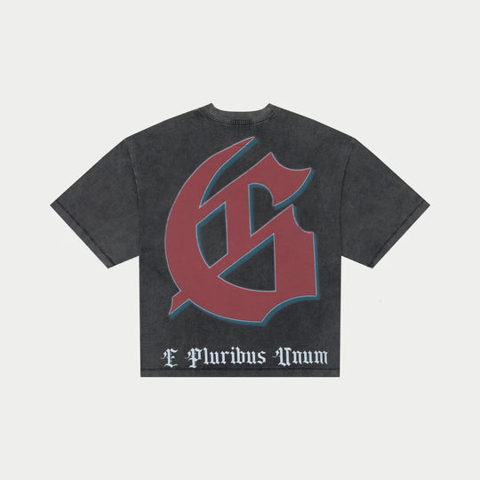 GODSPEED CHECKMATE TEE GREY WASH
