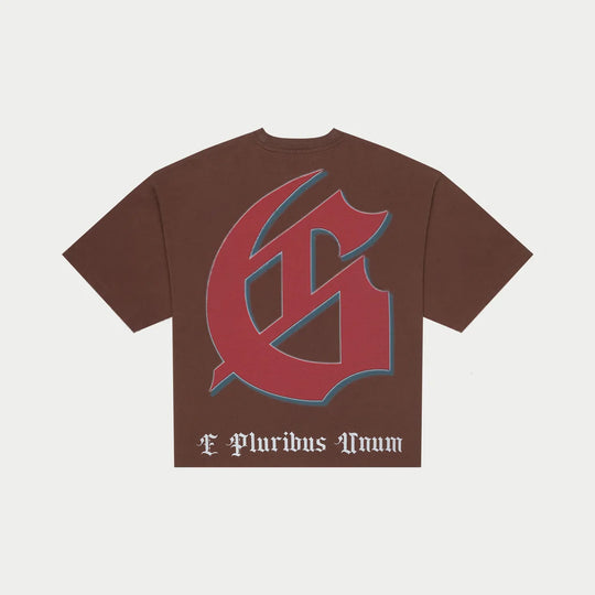 GODSPEED CHECKMATE TEE BROWN WASH